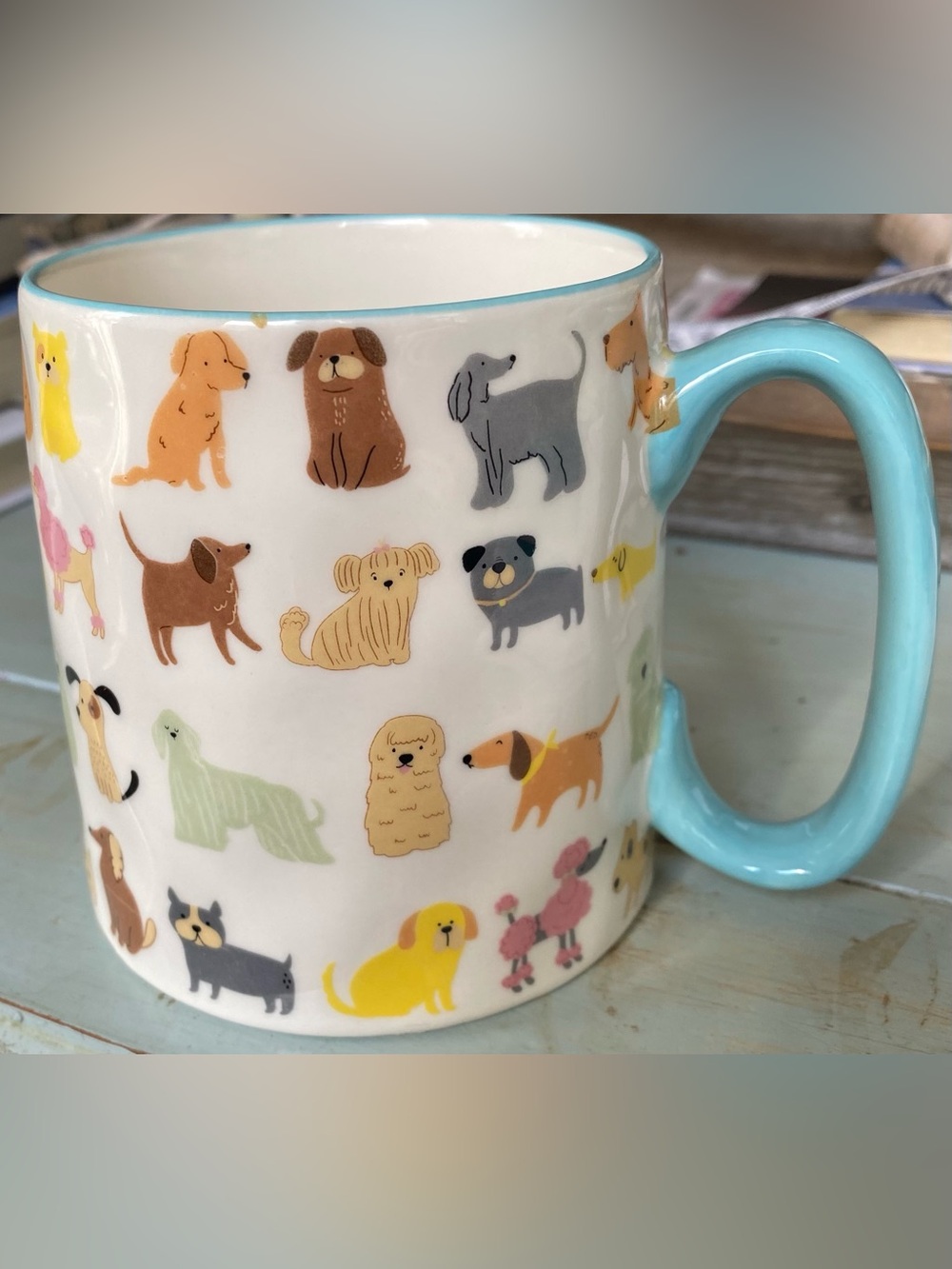 Cute  Dog Breed Ceramic Mug / Artisan Collection
